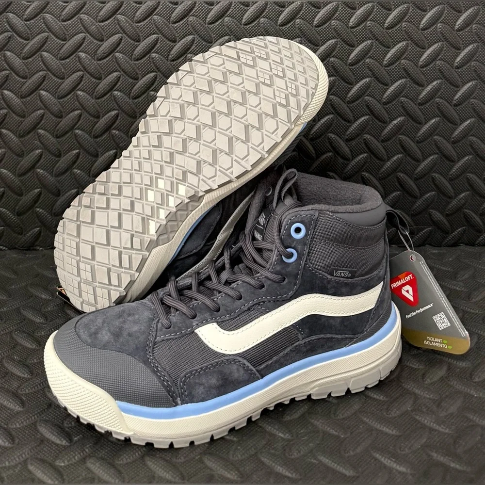 Vans UltraRange EXO Hi MTE-1 Asphalt Grey Blue Boots Mens Size 5 Womens Size 6.5